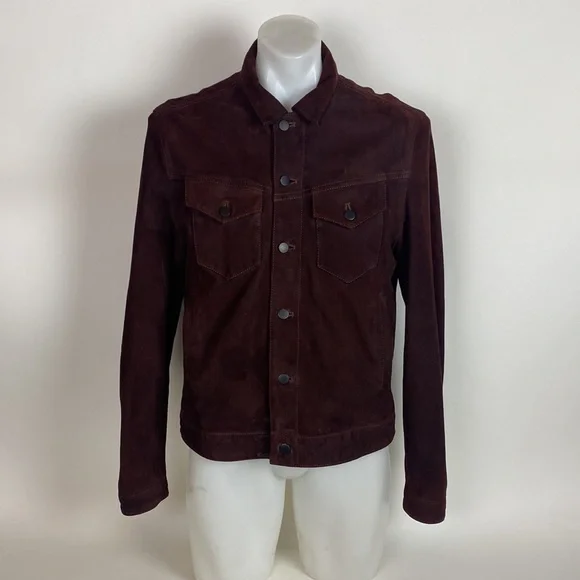 The Kooples Jackets Coats The Kooples Lambskin Suede Leather